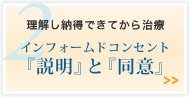 インフォームドコンセント説明と同意